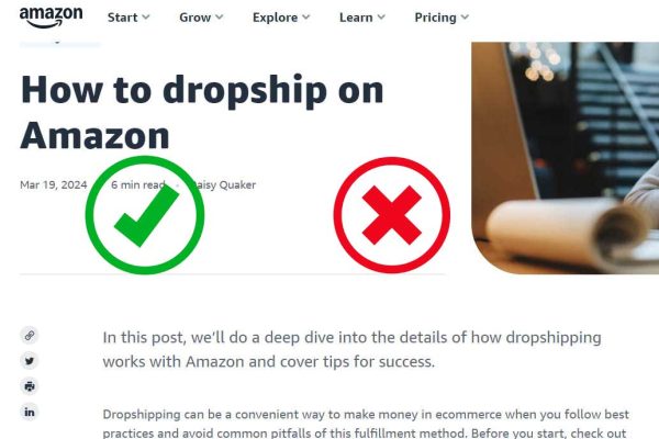 Dropshipping na Amazonu za početnike: zabrane i mogućnosti