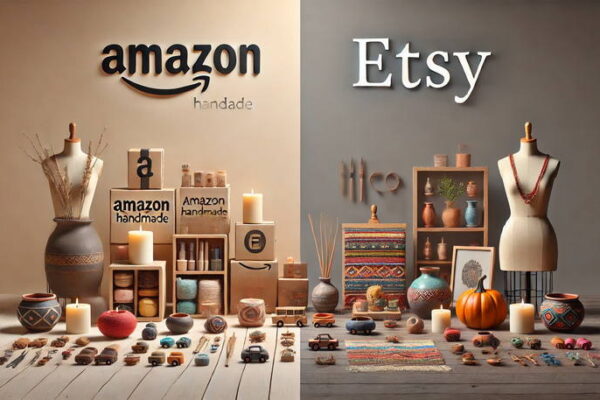 Amazon Handmade vs Etsy: onde é melhor vender para um artesão feito à mão?