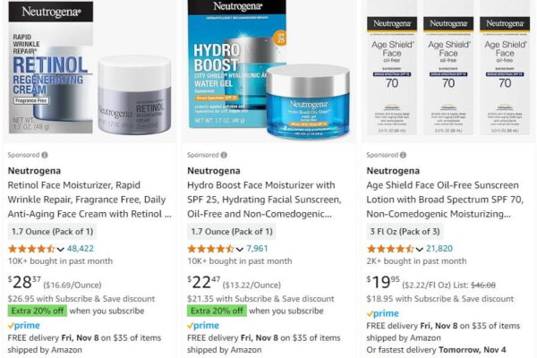 Bllokimi i markave Neutrogena dhe Yves Saint Laurent në Amazon